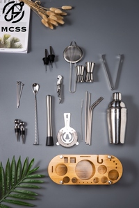 Nouvelle Collection 2025 : Kit de Barman Professionnel en Acier Inoxydable de Haute Qualité avec Support Métallique pour Barman - Product Image 4