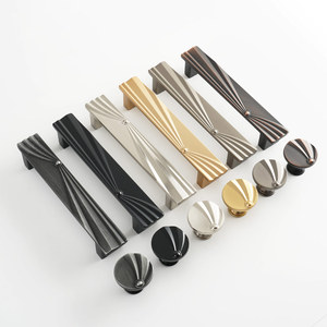 Kenop Kabinet dari Paduan Seng, Gagang Kabinet Lubang Tunggal, Kenop Laci, Perlengkapan Dekoratif untuk Lemari Dapur, Gagang Lemari Pakaian - Product Image 1