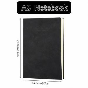 Bulk Sell Custom Softcover A5 Personalized Printed <b>Lined</b> Note Book PU Leather Journal Business <b>Notebooks</b> 100 Sheets Embossed - Product Image 3