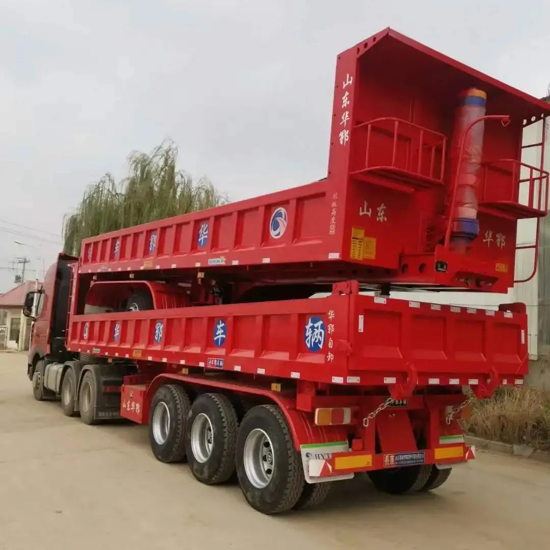 Shandong fabrika hayvancılık yarı römorklar kamyon römork römork taşıma hayvancılık ve kargo 28 ton çelik