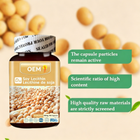 Gélules de lécithine de soja OEM, complément nutritionnel quotidien