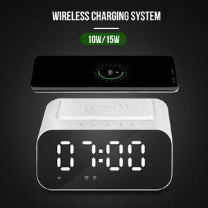 BT508 haut-parleur de charge sans fil extérieur Portable carte réveil son LED horloge bureau son <span class=keywords><strong>BT510</strong></span> - Product Image 4