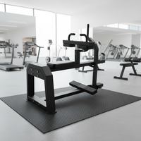 Máquina de Ejercicios LENDON para Pecho con Soporte en T, Máquina de Remo Inclinada para Gimnasio, Ejercicios de Pantorrillas Sentado