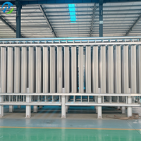 Nuevo Vaporizador Criogénico de Aire Líquido Calentado por Argón, Vaporizador de Aire Líquido a Temperatura Ambiente para Tiendas de Alimentos y Bebidas, Aleación de Aluminio