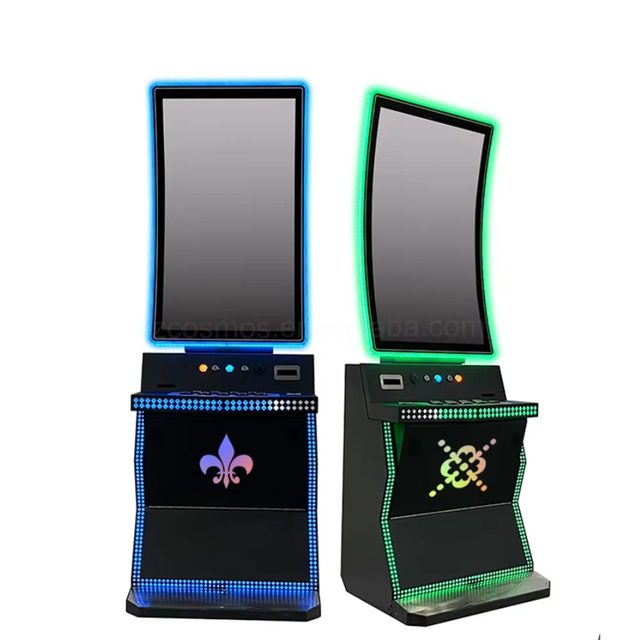 Stand up 43 Inch C-curved Touch Screen Coin Operated Games Skill Game Cabinet Arcade Metal Machine with fusion 4 Option