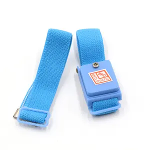 Blauw Zwart Rood Stof Cordless Esd Anti Statische Polsband