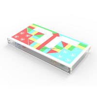 Usine personnalisé Ludo voyage acrylique jeu d'échecs Portable pliant éducatif apprentissage volant jeu d'échecs pour enfants jeu