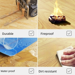 Vendita all'ingrosso di pavimenti autoadesivi a prova di acqua 100% impermeabili in plastica autoadesiva in vinile <span class=keywords><strong>Pvc</strong></span> piastrelle per pavimenti - Product Image 5