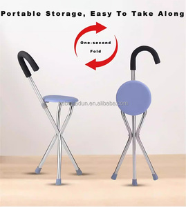 Canne portable avec siège pliable <span class=keywords><strong>pour</strong></span> les activités de plein air et les voyages - Product Image 2