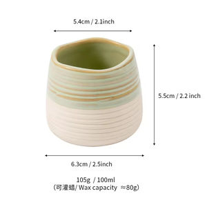 Velas Aromáticas Personalizadas en Frascos de Cerámica, Recuerdos Creativos, Artículos Decorativos Atmosféricos, Frascos de Cerámica para Velas Aromáticas - Product Image 6