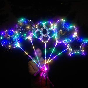 High Quality Bobo Ballon 18/20 Inches Colorful LED <b>Balloon</b> Light Flashing Balon Party <b>Decoration</b> Globos Bobo <b>Balloon</b> Handle - Product Image 1