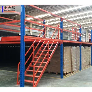 Warehouse Rack Multilayer Column Attic Loft Mezzanine Floor Platform Mezzanine Flooring Kits