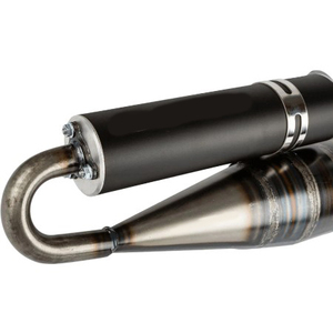 Sistema di Scarico Moto HF BENMA Tubo Silenziatore per <span class=keywords><strong>GILERA</strong></span> 180 <span class=keywords><strong>Runner</strong></span> FXR Nero 1997-2007 - Product Image 4