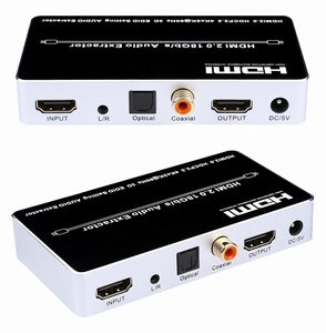 Extractor de Audio HDMI 2.0v, Decodificador de Audio Estéreo Coaxial SPDIF, 4K 60hz 18Gpbs HDCP 2.2 DTS HDR10 <span class=keywords><strong>ARC</strong></span> para <span class=keywords><strong>PS4</strong></span> Pro IPTV Switch - Product Image 2