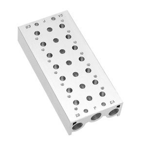 Base de collecteur pour électrovanne Liyuan SS5Y5SS5Y3SS5Y7, pièces pneumatiques en aluminium - Product Image 1