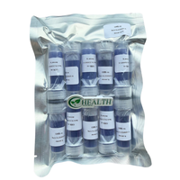 Poudre lyophilisée de peptide de cuivre GHK-Cu pour la réparation de la peau, ingrédients cosmétiques en poudre de peptide GHK-Cu, peptide de cuivre bleu