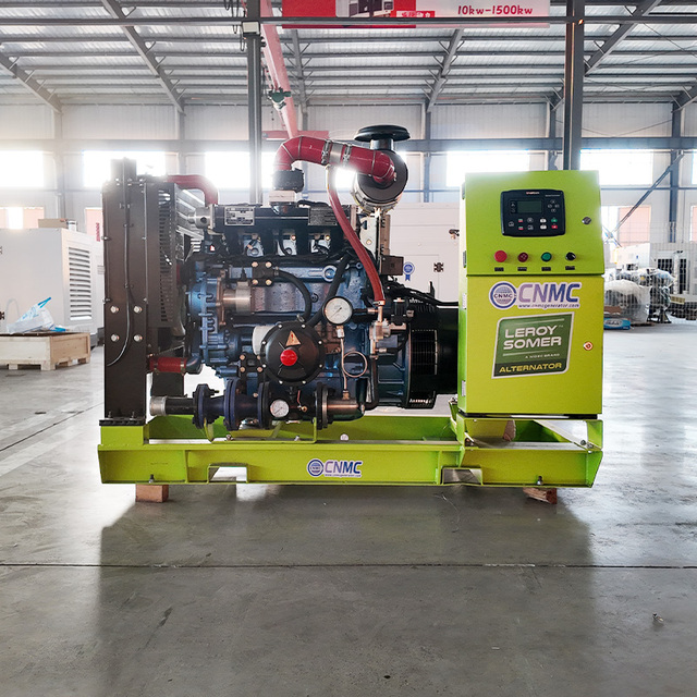 Industrial High Efficiency Natural Gas Generator 50KW 80KW 100KW  for Commercial Use 50Hz 60Hz Auto Start