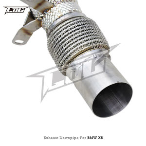 Tubos de escape SUS304 de alto flujo de fábrica, escudo térmico para <span class=keywords><strong>BMW</strong></span> M340i X7 <span class=keywords><strong>40i</strong></span> 540i <span class=keywords><strong>X4</strong></span> <span class=keywords><strong>40i</strong></span> 840i G20 B58 3,0 T, tubo de escape recto - Product Image 5