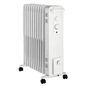 Professional sales free sample 2500W 11fins 3 heat settings Adjustable thermostat oil filled radiator electric room heater
