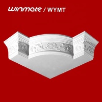Moulures en mousse pour corniches, moulures de plafond suspendu pour la conception de maisons, moulures d'angle sculptées en PU