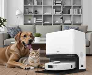 Robot Aspirador X20PET con Navegación Láser LDS H13, Diseñado para Limpiar Pelo de Mascotas, Ideal para Hogares con Mascotas Sensibles a los Olores - Product Image 2