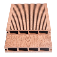 Plancher en WPC creux pour extérieur, résistant aux intempéries, stable aux UV, imperméable, en composite bois-plastique, pour jardin et terrasse
