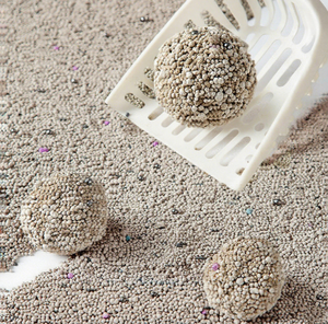Litière pour chat en bentonite agglomérante de qualité supérieure à faible teneur en poussière, grise, sphérique, 4 kg/sac, fournitures pour animaux de compagnie en gros - Product Image 6