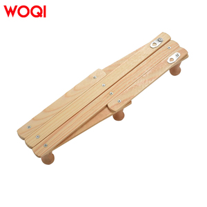 Woqi Retro Bằng Gỗ Accordion Gấp Áo Giá Móc Áo Móc Áo Móc Đơn Tầng Treo Tường Hat Khăn Giá Cho Phòng Tắm Hoặc Phòng Khách - Product Image 6