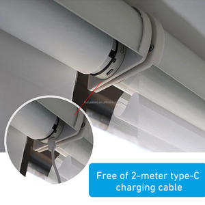 RF stor perde dahili yeniden şarj edilebilir lityum pil ile 15LEU 433 motorlar 1 ''/25mm tüp otomatik panjur dönüştürmek uyar - Product Image 2