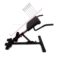 Chaise romaine réglable, dispositif de musculation abdominale et dorsale sécurisé, en métal, unisexe, pliable, portable, renforcement