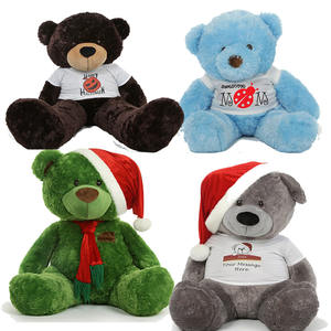 Urso de pelúcia gigante, boneco de pelúcia personalizado, urso de pelúcia macio, grande urso verde de pelúcia, tamanho humano - Product Image 6