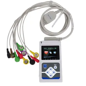 CONTEC TLC9803 3 Kênh 12 Kênh 24 Giờ Theo Dõi Ecg Máy Ghi Âm Chất Lượng Cao ECG Holter