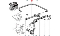 7700859397 TUBE DE REFROIDISSEMENT 80291 pour RENAULT 19/II/Chamade F8Q742/744/740 1.9L C3J710 1.4L