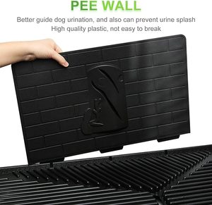 कुत्ते घास पैड ट्रे बड़े, पिल्ला टर्फ मिट्टी के साथ पुनः प्रयोज्य प्रशिक्षण पैड प्लास्टिक के पालतू जानवर - Product Image 2