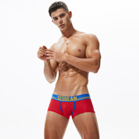 Boxers pour hommes SEOBEAN en maille respirante, sous-vêtements sexy, caleçons pour hommes, caleçons pour hommes, sous-vêtements pour hommes, boxer pour homme