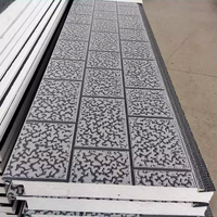 Nouveaux panneaux muraux extérieurs en polyuréthane 20 mm ignifuges, imperméables et isolés pour bâtiments résidentiels et commerciaux