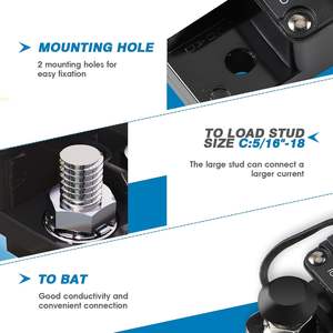 Disjoncteur thermique étanche DC de <span class=keywords><strong>voiture</strong></span> à ampli élevé personnalisé utilisé dans les camions et les bus - Product Image 5