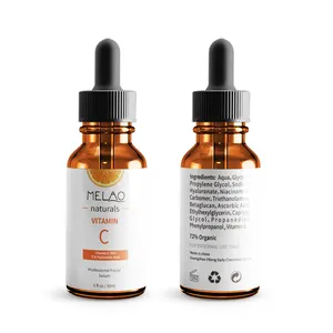 מפעל מחיר פנים טהור והתבהרות MELAO ferulic ג 'ינסנג יופי טיפוח עור ויטמין c סרום