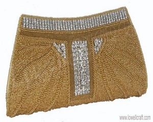 Pochette de soirée élégante en satin avec embellissement pour femmes - lowellcraft - Product Image 2