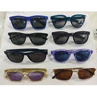 Lunettes de soleil polarisées de haute qualité, vintage, rétro, de marque, avec logo personnalisé, monture carrée en acétate, UV400, mixtes pour femmes et hommes