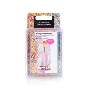 Support de pinceaux de maquillage en acrylique, boîte de rangement de bureau incrustée de diamants, support multifonctionnel pour outils cosmétiques - Product Image 2