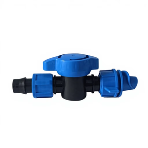 DaringFish 16mm Yumuşak Bantlı Bypass Valf Damla Sulama Bağlantı Parçası Mavi/Siyah Tarımsal Su Dağıtım Sistemi - Product Image 1