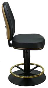 Ración de base dorada sucesora con función ajustable, silla para máquina tragamonedas, muebles de casino, diseño de lujo americano - Product Image 2