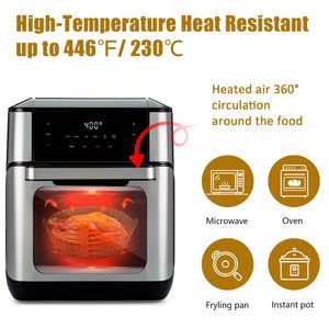 2 Pack Reusable <strong>Air</strong> <strong>Fryer</strong> Silicone Pot <strong>Air</strong> <strong>Fryer</strong> <strong>Liners</strong>, <strong>Air</strong> <strong>Fryer</strong> Accessories,Replacement for <strong>Disposable</strong> Parchment <strong>Paper</strong> <strong>Liner</strong> - Product Image 5
