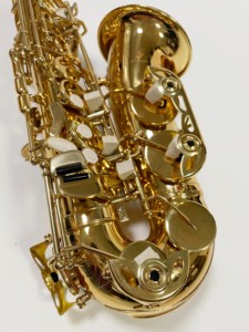 Saxophone alto Eb en laiton, corps laqué or, clés nickelées, surface noire, saxophone alto pour étudiants, performances professionnelles et entraînement - Product Image 6