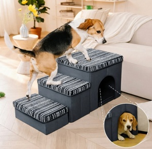 Rampe <span class=keywords><strong>pour</strong></span> chiens la plus vendue 2026 – <span class=keywords><strong>Escalier</strong></span> <span class=keywords><strong>pour</strong></span> animaux de compagnie facile à nettoyer et détachable avec rangement <span class=keywords><strong>pour</strong></span> chiens et chats - Product Image 3