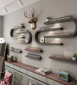 U-shaped display stand for manicures - wall-mounted shelf for nail polish and glue - wall-mounted U-shaped shelf for items - Product Image 5