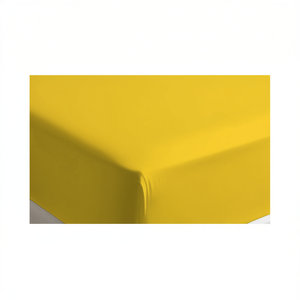 Sábana Ajustable 100% Algodón Amarillo Francés King 180x200cm - Product Image 3