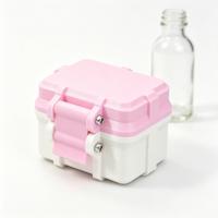 3ml 6-Fächer Kunststoff-Peptidbox Großhandel OEM Peptid-Aufbewahrungsbox Gefrierschrankgeeignet für Laborprobenorganisation