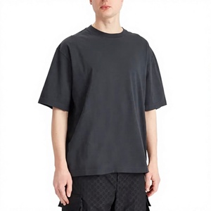 T-shirt épais surdimensionné 100 % coton de haute qualité, personnalisable, vierge, pour homme et unisexe - Product Image 1
